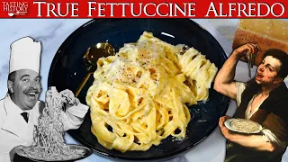 The Original Fettuccine Alfredo with No Cream