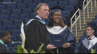 Perfect attendance! Grimsley graduate never missed a day of school