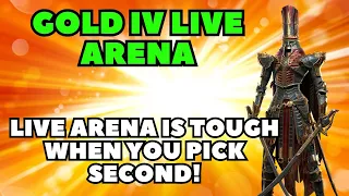 Live Arena Is So Tough When You Pick Second!