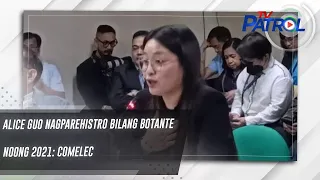 Alice Guo nagparehistro bilang botante noong 2021: Comelec | TV Patrol