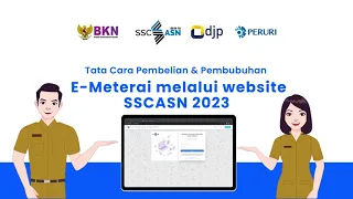 Tutorial Pembelian dan Pembubuhan E-Meterai di SSCASN BKN 2023