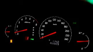 Subaru Outback 3.0R 0-100 km/h acceleration