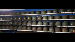 My Entire Military Helmet Collection!!! 128 Helmets!!!