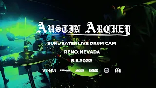 Austin Archey - Lorna Shore - Sun//Eater - Live Drum Cam (Reno, NV)