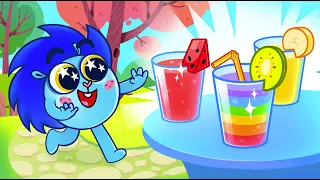 Rainbow Milkshake Song 🍹🧉😋 | Baby Zoo 😻🐨🐰🦁 Nursery Rhymes And Kids Songs  😻🐨🐰🦁