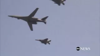 US Bombers Fly Over S. Korea in Show of Force