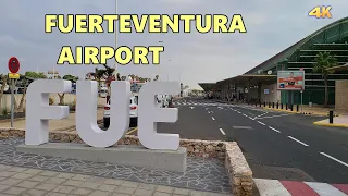 FUERTEVENTURA AIRPORT - CANARY ISLANDS 4K