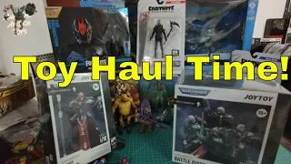 Toy Haul time - JoyToy Warhammer 40k, Halo, Fortnite, No. 57, etc 1:24 - 1:18 scale action figures