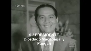 Presidentes y políticos importantes de Filipinas hablando en español