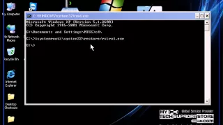 How To Initiate System Restore From Command Prompt In Windows XP