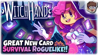 Great Stacklands Style Card Survival Roguelike!! | Let's Try WitchHand