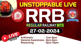 RRB | RRC | RAILWAY | UNSTOPPABLE LIVE | #shyaminstitute