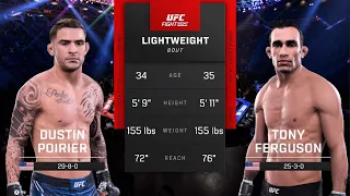 ДАСТИН ПОРЬЕ VS ТОНИ ФЕРГЮСОН UFC 5 CPU VS CPU