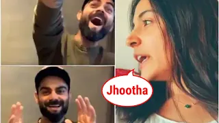 Anushka Sharma calls Virat Kohli JHOOTHA during a LIVE session; here's why!
