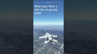 Mach 1 (speed of sound) at ground level #shorts