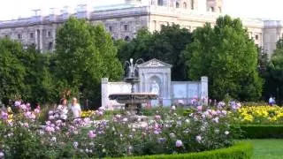 Австрия, Вена. Народный парк Volksgarten