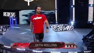 Seth Rollins Entrance on Draft Night - Smackdown 2016