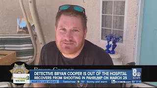Nye County detective recovering at home after March shooting