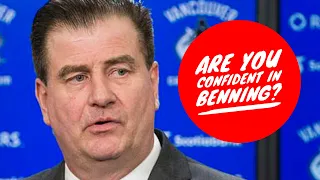 Vancouver Canucks VLOG: how confident are you in GM Jim Benning?