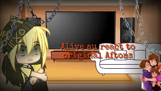 Alive Au react to original Aftons (+Cassidy) [] Gacha Club [] FNaF [] Modlex