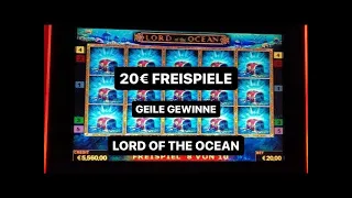 Lord of the Ocean auf 20€ Freispiele MEGA Gewinne 🤑 Spielothek Spielhalle zocken Automaten