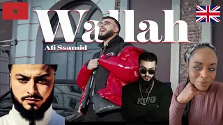 Ali Ssamid - WALLAH - Official Music Video Prod.Valentino & Piano Zano (🇬🇧Reaction)🇲🇦💨