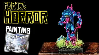 How to Paint Kings of War: Nightstalkers Horror - Blue Horror / Alien skin