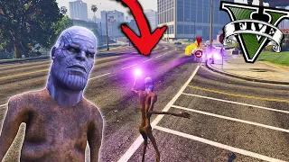 TESTANDO os PODERES do CABEÇA de THANOS no GTA 5 ! Siren Head