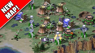 Red Alert 2 | Exa Valley Map | (7 vs 1 + Superweapons)