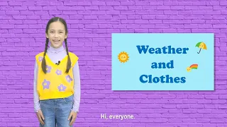 English Speech | Weather & Clothes