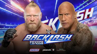 FULL MATCH - Brock Lesnar vs. The Rock: WWE Backlash France 2024