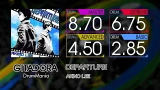 【GITADORA】 DEPARTURE (MASTER ~ BASIC) Drum