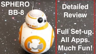 Sphero BB-8 - Detailed play-test Review + Unboxing, Set-up, Fun + Tips for Sphero BB8