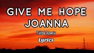 GIVE ME HOPE JOANNA   LYRICS  Tiktok Remix