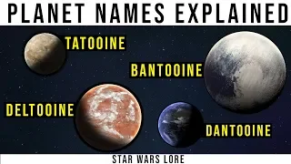 Why do so many Star Wars planets end with "-ooine"? | Star Wars Explained