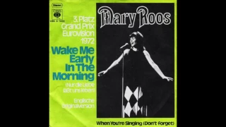 Mary Roos - Wake me early in the morning (Nur die Liebe läßt uns leben) ESC 1972