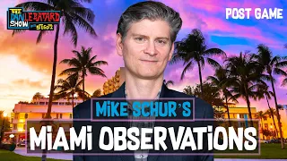 Mike Schur's Miami Observations | The Dan LeBatard Show with Stugotz