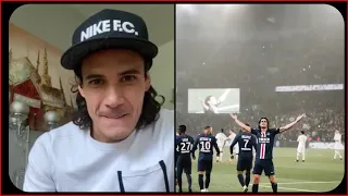 goodbye message to  PSG fans from Edinson Cavani after signing for Manchester United