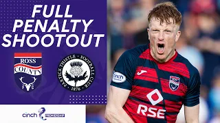 FULL PENALTY SHOOTOUT | Ross County v Partick Thistle | cinch Premiership Play-Off Finals | 2022-23