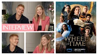 Josha Stradowski & Rosamund Pike about the struggle of adapting new The Wheel of Time seasons