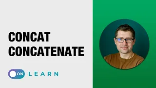 Functia CONCATENATE / CONCAT in Excel