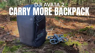 DJI Avata 2 and DJI Carry More Backpack (How Does It Fit)