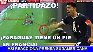 🔥 ASI REACCIONA PRENSA SUDAMERICANA a EMPATE de PARAGUAY VS ARGENTINA PREOLIMPICO 2024