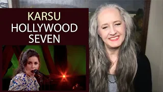 Voice Teacher Reaction to Karsu  - Hollywood Seven | Bester Zangers 2021