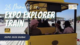 Expo Explorer Train Journey 4K | Mobility District Expo 2020 Dubai