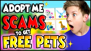 These SCAMS Get DREAM LEGENDARY PETS for FREE in Adopt Me!! PREZLEY!!