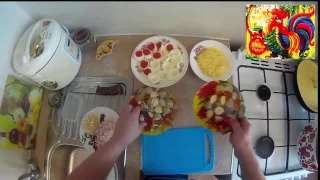 Холодные закуски, фаршированные яйца, три вида начинки!