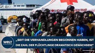 MIGRATION: "Seit die Verhandlungen begonnen haben, ist Zahl der Flüchtlinge dramatisch gewachsen!"