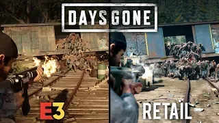 Days Gone E3 vs Retail | Direct Comparison