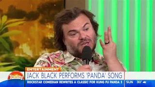 Jack Black Takeover: Kung Fu Fighting performance